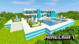 Building a Beautiful Modern Mansion in Minecraft (Speed Build)