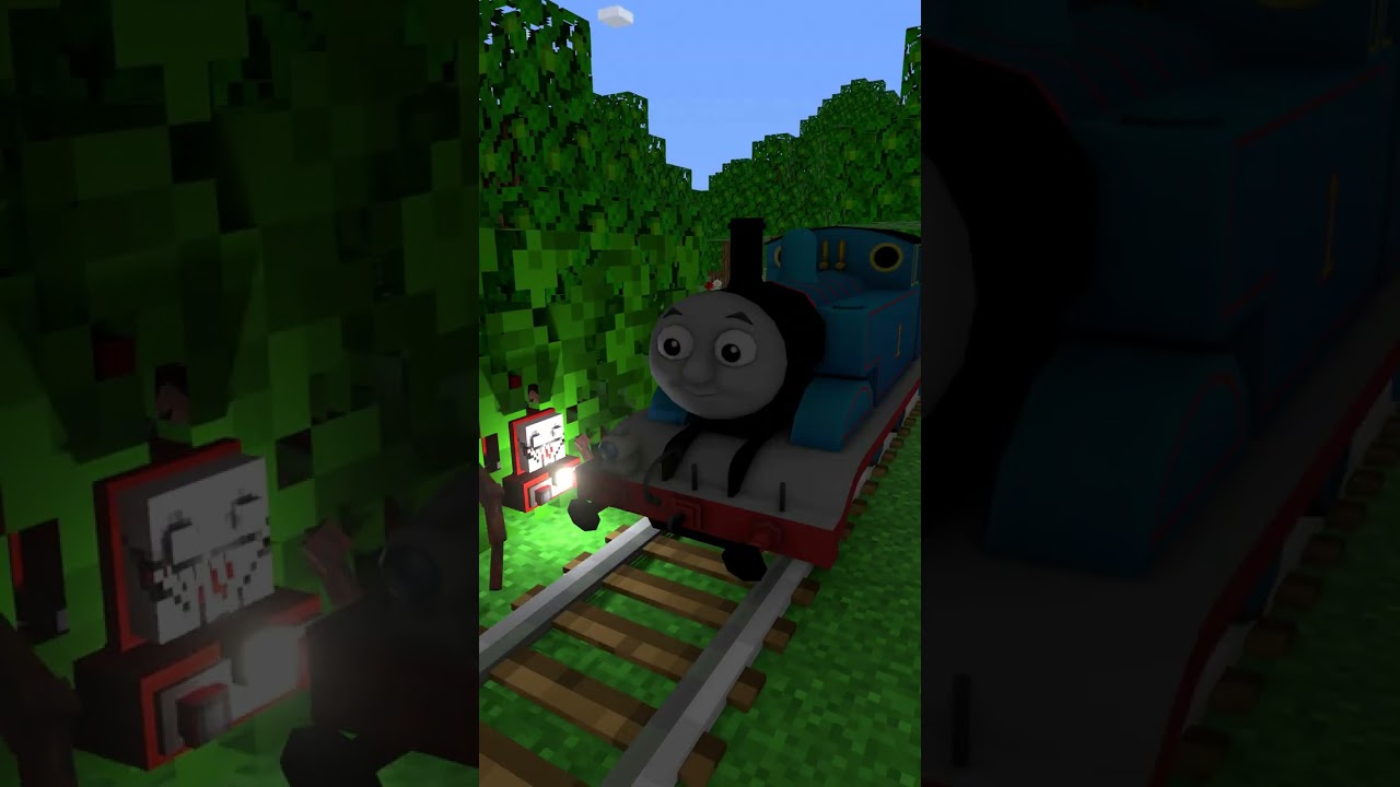 Choo Choo Charles And Thomas Monster School Minecraft Animation Minecraft Videos 