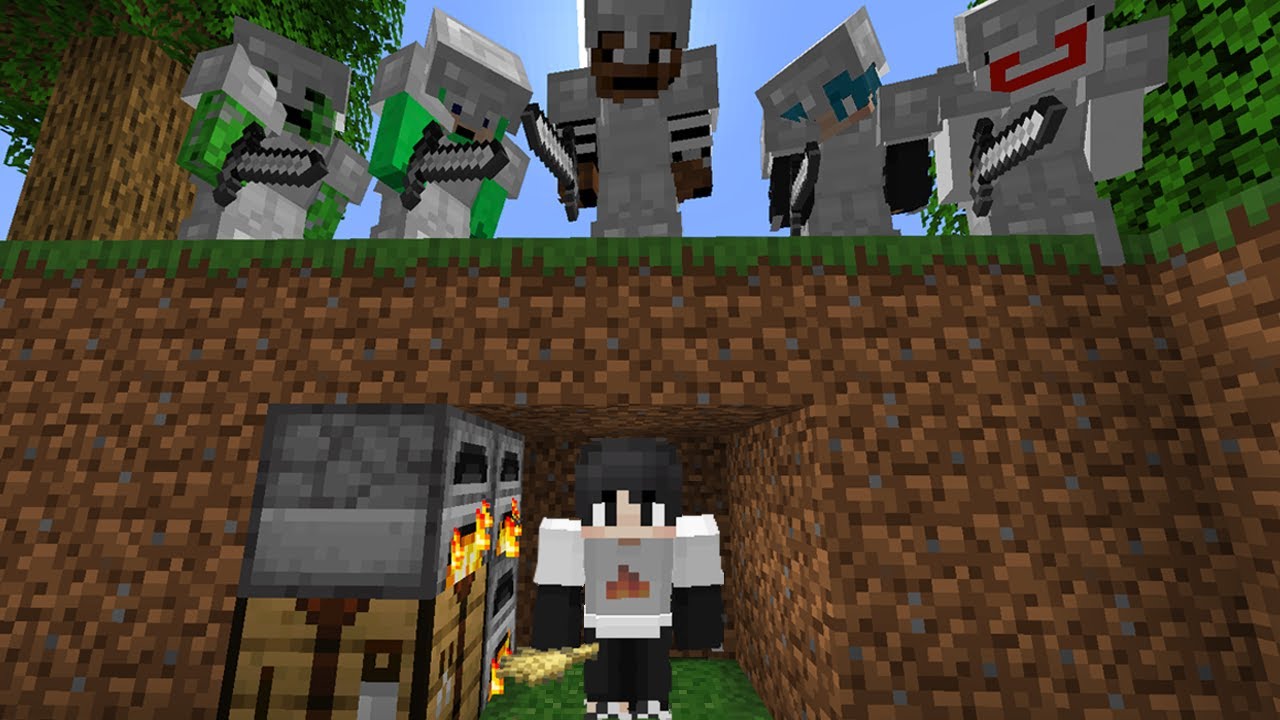 Can Sapnap Speedrun Minecraft VS 5 Hunters - Minecraft videos