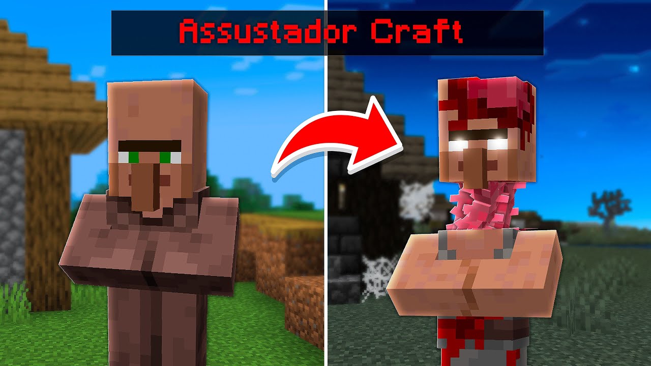 Criei o MINECRAFT ASSUSTADOR na SEXTA FEIRA 13 ! - Minecraft videos