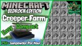 EASY & COMPACT Bedrock Creeper Farm Tutorial! Minecraft 1.16+ (750+ Gunpowder P/H)