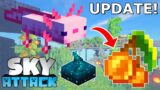 Heftiges Update + Axolotl & Glow Squid Farm! – Minecraft SKY ATTACK #28