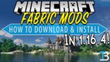 How To Download & Install Fabric Mods in Minecraft (1.16.4)