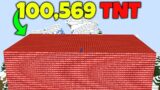 I Blow Up 100,569 TNT in Minecraft