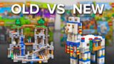 I Built Every NEW vs OLD Minecraft LEGO