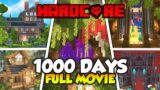 I Survived 1000 Days in HARDCORE Minecraft [FULL MOVIE]
