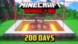 I Survived 200 Days of Hardcore Minecraft and this is what happened…
