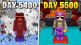 I Survived 5,500 Days in HARDCORE Minecraft…