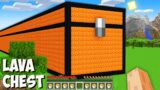 I found THE LONGEST LAVA CHEST in Minecraft! This is THE BIGGEST CHEST of LAVA!