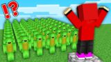 JJ Commands Mikey's Army In Minecraft!