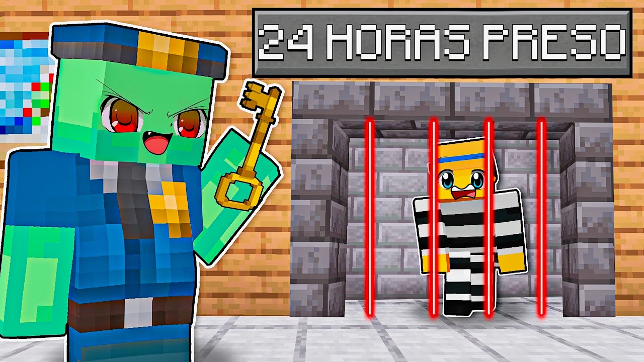 Meu Amigo Me Prendeu Por 24 Horas No Minecraft Minecraft Videos