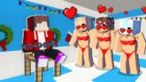 Maizen GIRLS vs TIED Maizen – Funny Story in Minecraft (JJ and Mikey)