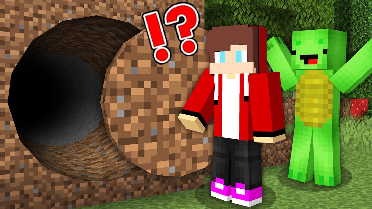 Mikey & JJ Found The Most SECRET TUNNEL in Minecraft - Maizen