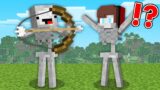 Mikey & JJ Shapeshift To SKELETONS in Minecraft – Maizen