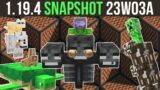 Minecraft 1.19.4 Snapshot 23W03A – Who's Riding Who?