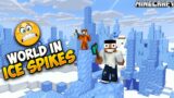 Minecraft, But the world in Ice Spikes || Minecraft Mods || Minecraft gameplay