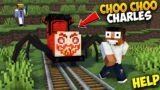 Minecraft, Choo Choo Charles in Minecraft || Minecraft Mods || Minecraft gameplay