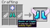 Minecraft UHC but you can craft "Boots of Flight"..