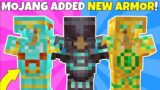 Mojang Just Added CUSTOM ARMOR To Minecraft 1.20! Minecraft Snapshot 23W04A