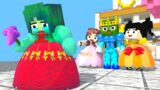Monster School : Baby Zombie Vs Squid Game Doll Fat Princess – Minecraft Animation