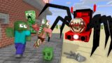 Monster School : CHOO CHOO CHARLES Horror Challenge – Minecraft Animation