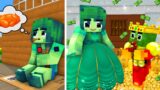 Monster School : Poor Princess Baby Zombie Vs Squid Game Doll  – Minecraft Animation