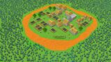 This is LAVA PROTECT VILLAGE from ZOMBIE APOCALYPSE! Protected House in Minecraft