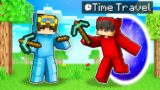 Using TIME TRAVEL To Help My Friends In Minecraft!