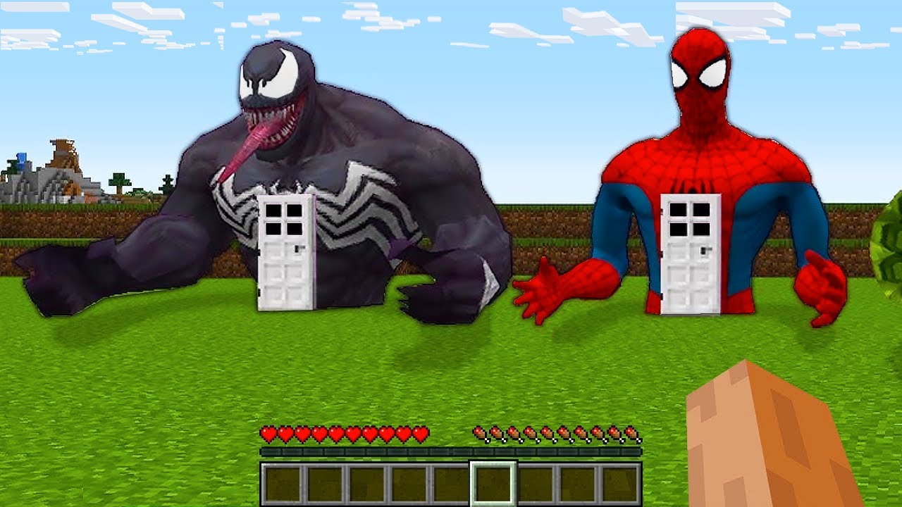 VENOM vs SPIDER MAN SECRET HOUSE in Minecraft ! I FOUND most ...