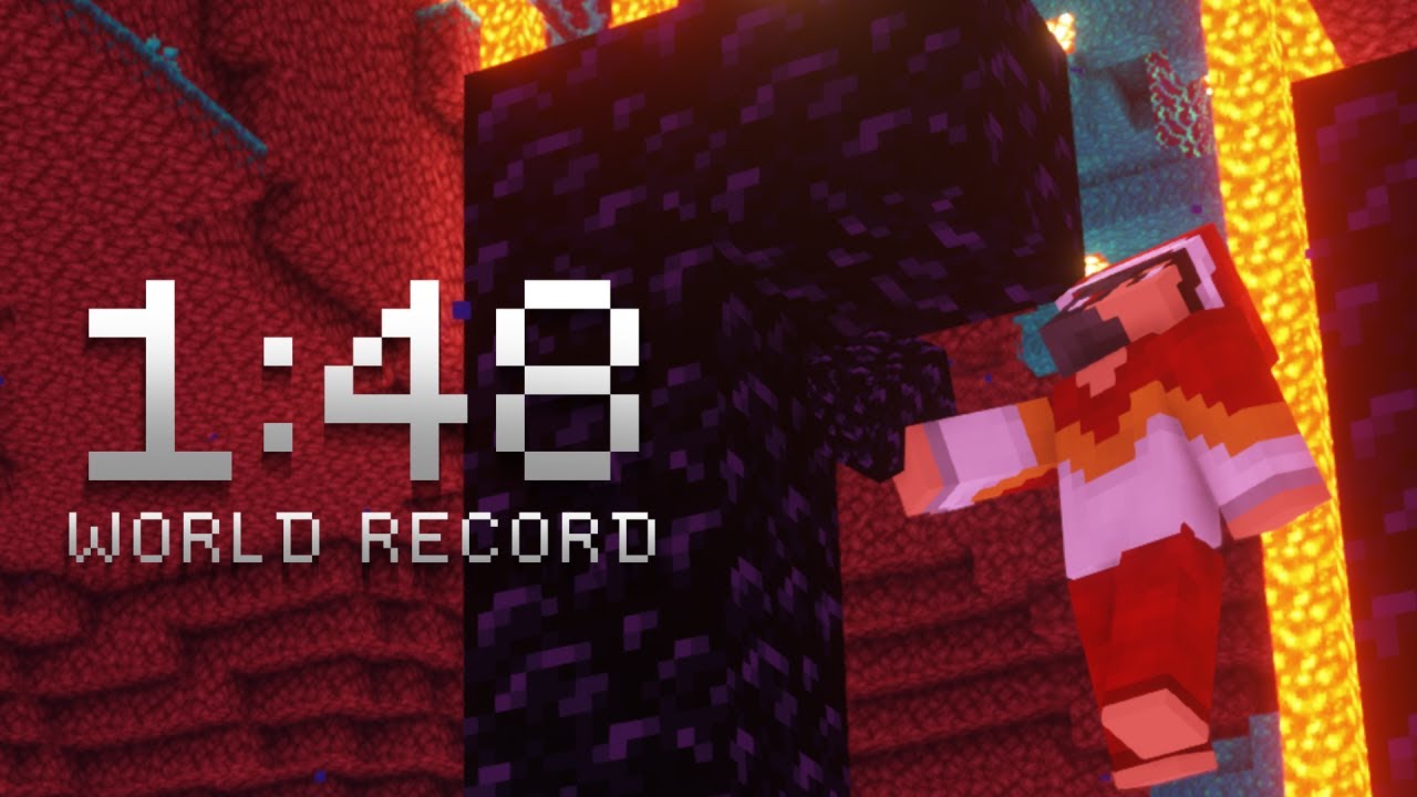 world record minecraft speedrun set seed