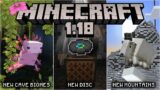 20 New Things Added in Minecraft 1.18 (Caves and Cliffs part II)