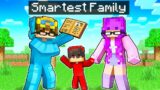 Adopted By The SMARTEST FAMILY In Minecraft!