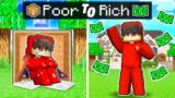 Cash's POOR To RICH Story In Minecraft!
