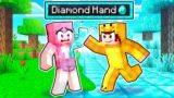 Dennus Heeft Een DIAMOND Hand In Minecraft!
