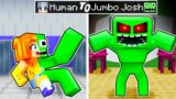 From HUMAN to JUMBO JOSH in Minecraft!