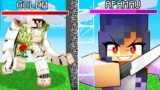 I CHEATED with APHMAU in a Minecraft Mob BATTLE!