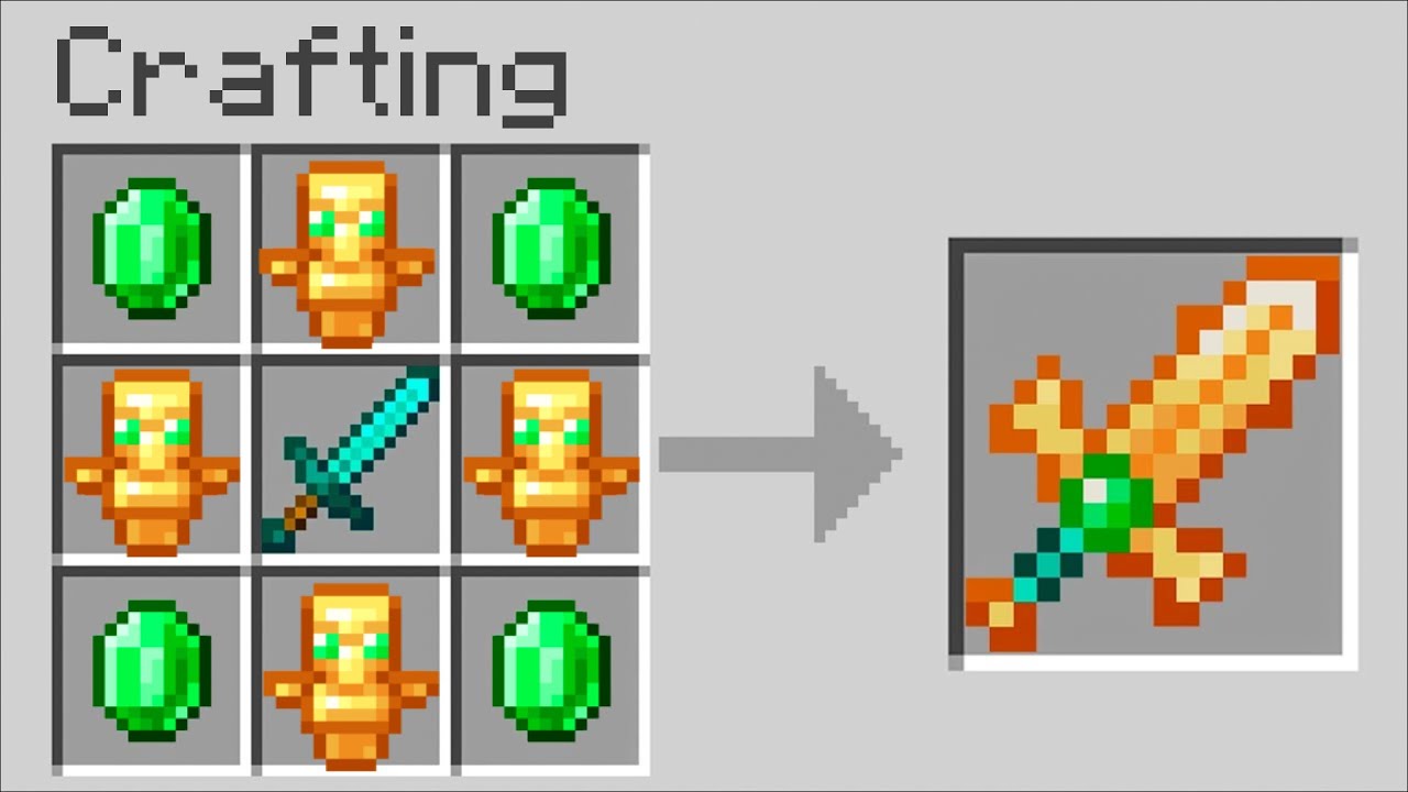 Minecraft Crafting The Strangest Swords In Minecraft !! Testing The 