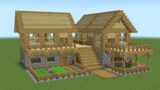 Minecraft – How to build a big survival house