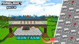 Minecraft Pocket Edition | Survival Season-2 | New Iron Farm In Tamil | JineshGaming | Part-8