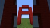 Minecraft Train Alphabet Lore #shorts #alphabet #alphabetlore #minecraft