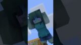 Minecraft Zombie Girl Falling2 Bad End – minecraft animation #shorts
