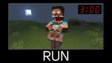 Minecraft wait what meme part 352 (Scary Steve and villager)
