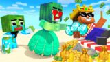 Monster School :Baby Zombie x Squid Game Doll Rich and Broken Challenge – Minecraft Animation