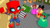 Monster School : SpiderMan Save Baby Zombie x Squid Game Doll – Minecraft Animation