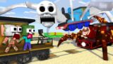 Monster School vs HELL CHARLES & CURSED THOMAS Train School – Minecraft Animation