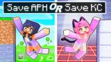 SAVE APHMAU or SAVE KC in Minecraft?