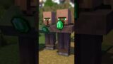 Save zombies from villagers – minecraft animation #shorts