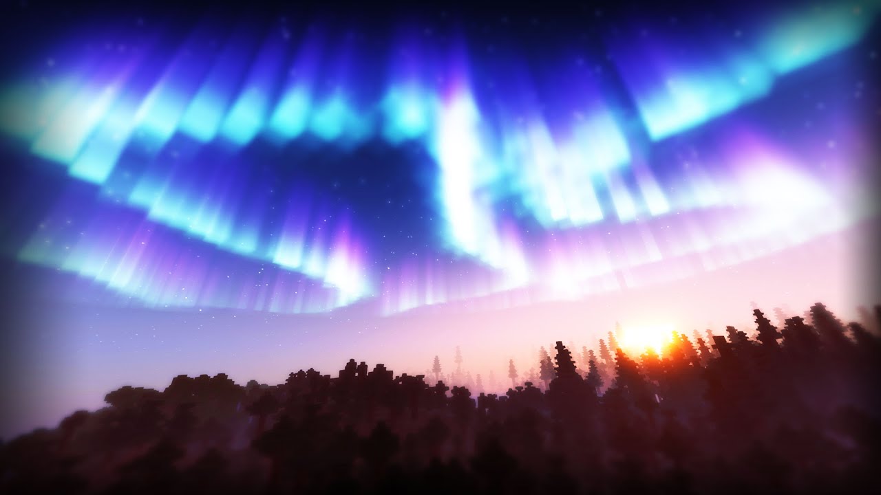 This New Minecraft Shader Has The Best Aurora - Minecraft videos