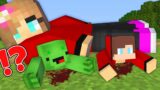 Who PULLED Maizen and Mikey under the GIRL? – Funny Story in Minecraft (JJ,Mikey and Nico)