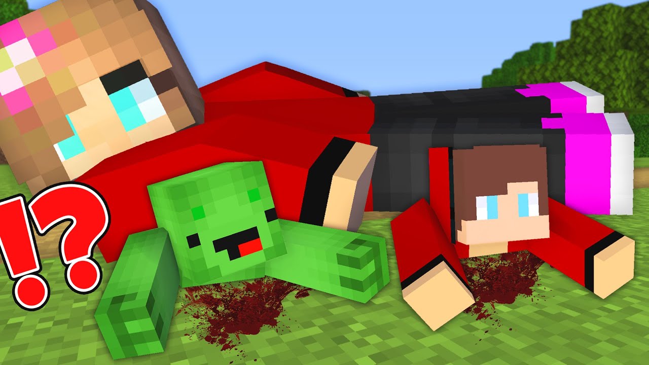 Who PULLED Maizen and Mikey under the GIRL? - Funny Story in Minecraft ...